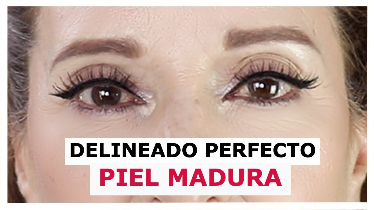Como DELINEAR los OJOS en PIEL MADURA (Paso a Paso) ✅