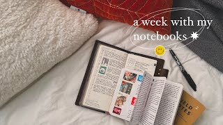a week with my notebooks | hobonichi x field notes faq ✸