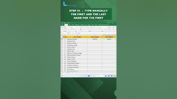 Separate First and Last Names in Excel | Excel Tips and Tricks
