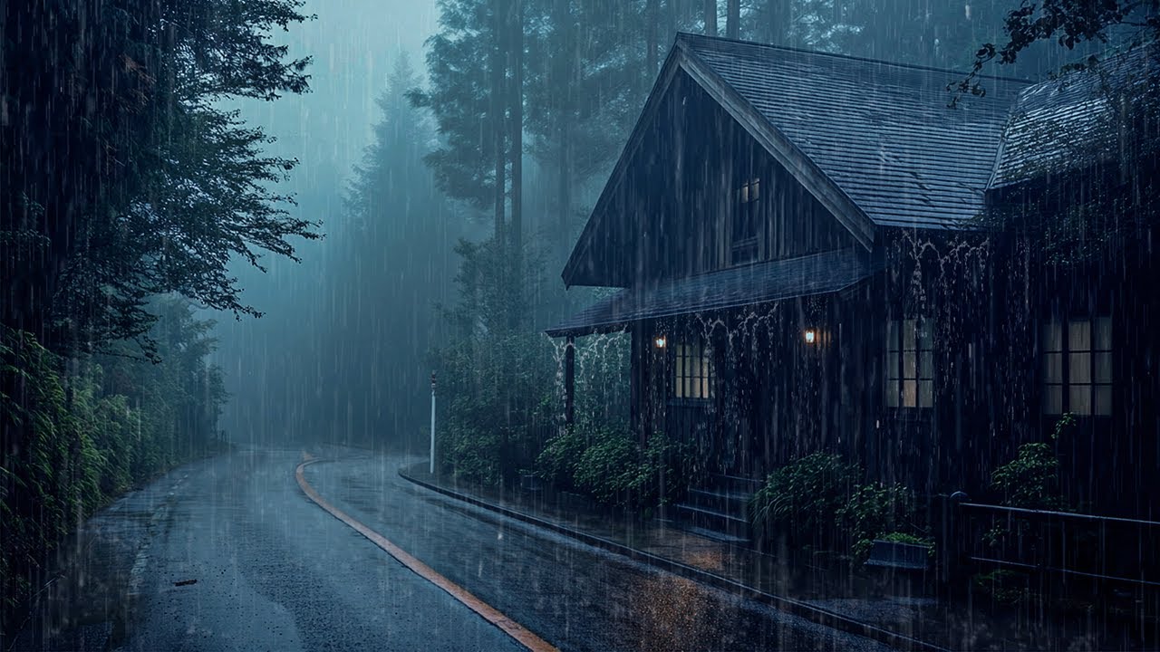 End Insomnia Tonight With Heavy Rain | Intense Rainstorm Sounds for Deep Sleep