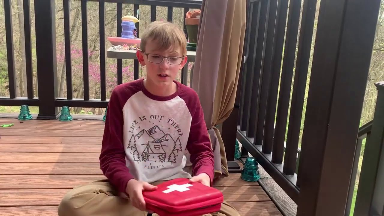 BSA Tenderfoot Requirement 4d Personal first aid kit YouTube