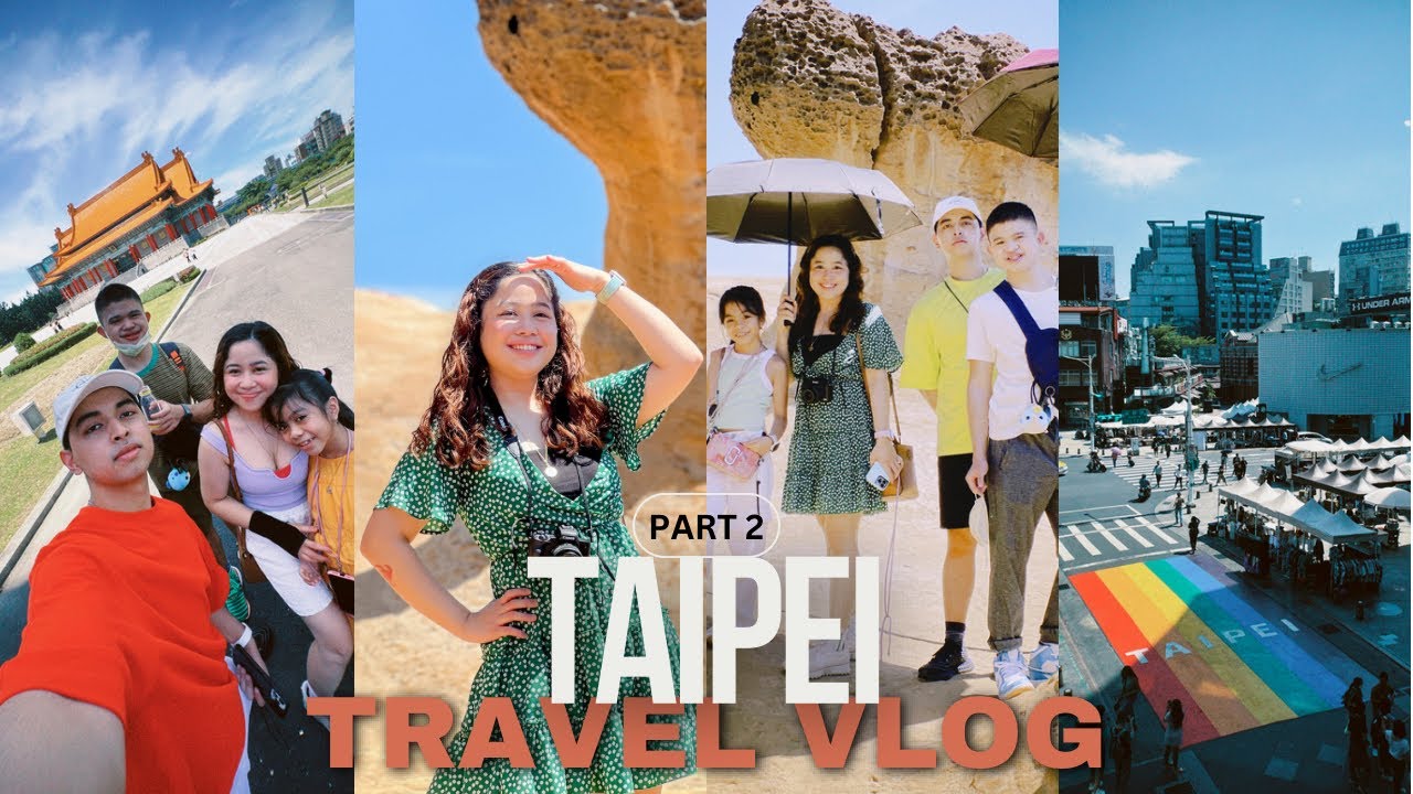 Taiwan Vlog pt 2 | Yehliu, Jiufen, Shifen Old Street, Taipei 101 | Darla Sasin