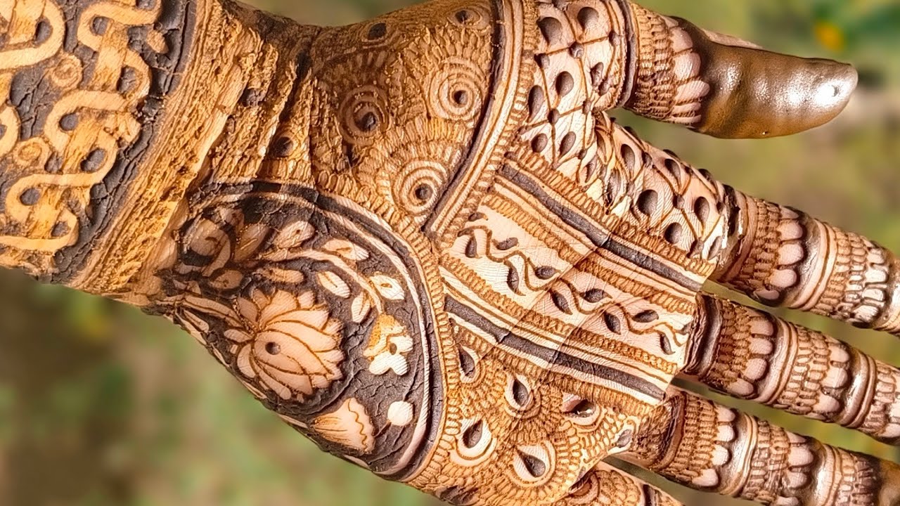 Beginners Font Hand Mehendi Tutorial  🌿