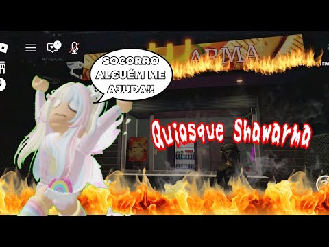 💕COMO É PERIGOSO TRABALHAR NESSE QUIOSQUE!!💕😬#roblox