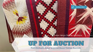 Port Orchard Asian Inspired Decor Online Auction