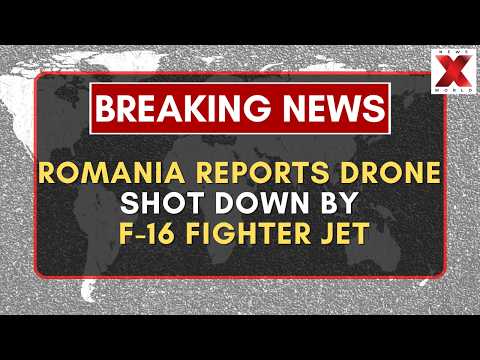 Video Romania Says F-16 Shoots Down Drone Over National Airspace | NewsX World