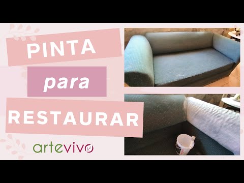 🖌️✨ Cómo PINTAR tu SILLÓN de TELA con Chalk Paint casera ( en 4 pasos 🛋️)