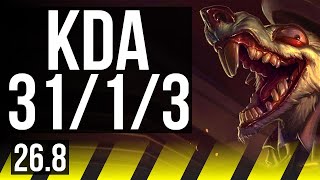 TWITCH &amp; Leona vs ASHE &amp; Seraphine (ADC) | Good KDA: 31/1/3, 57K damage | NA Master | 26.8