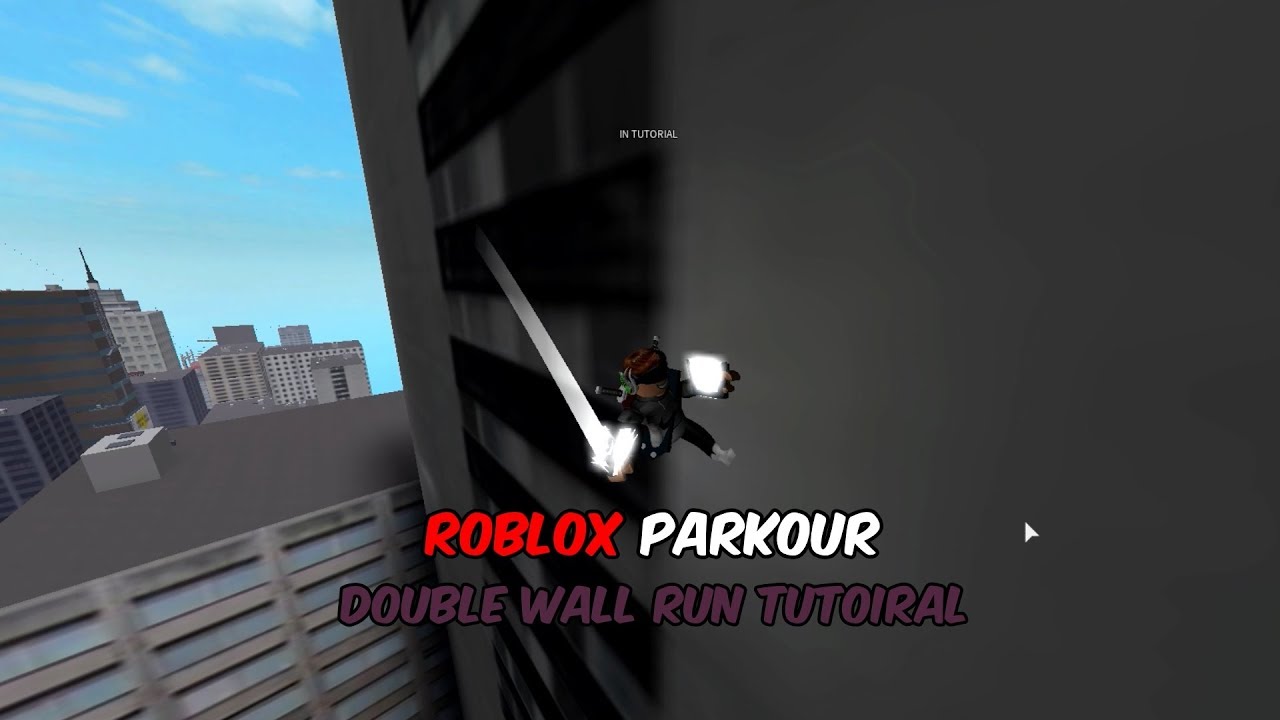 Roblox Parkour Double Wall Run Tutorial Youtube - parkour it roblox