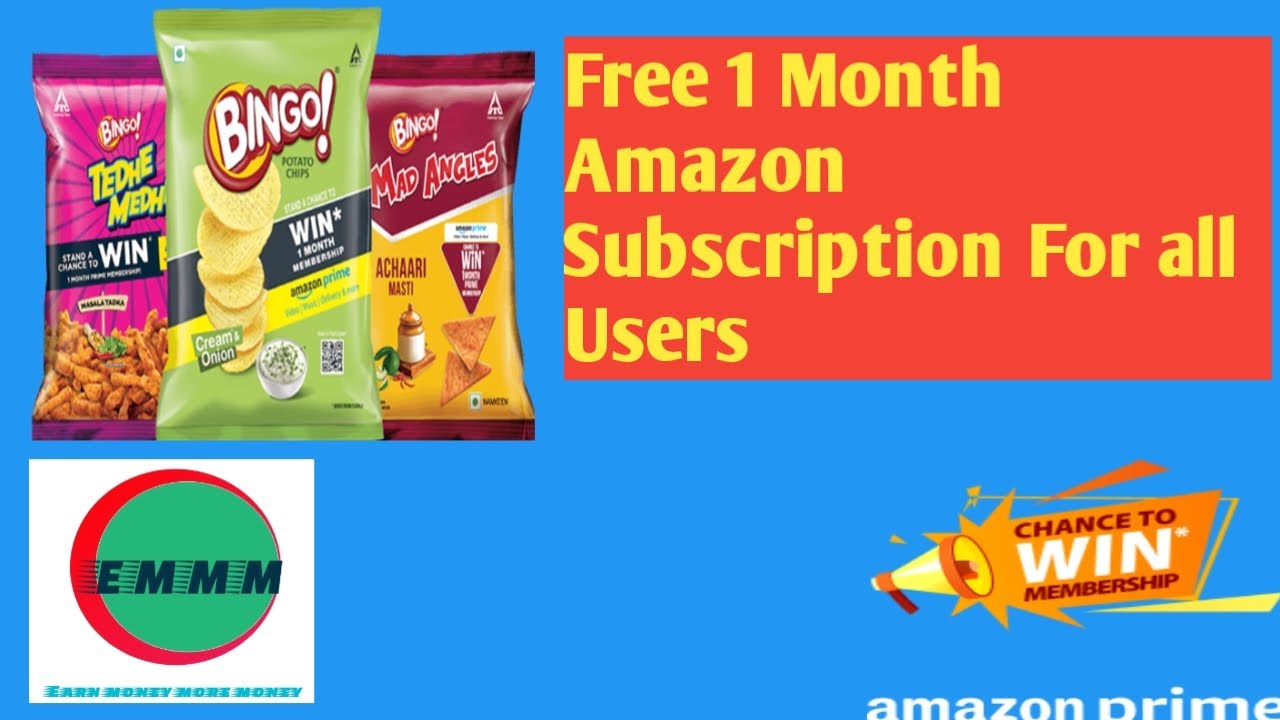 Get A Chance To Win Bingo Amazon Prime Membership For 1 Month Tadhe Medhe!