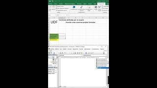 Como crear Funciones UDF con visual basic en excel #excel #vba #udf