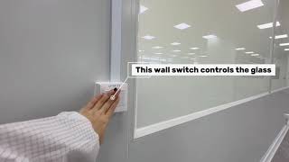 This Wall Switch Controls the Glass! 👀 | Smart Glass in Action