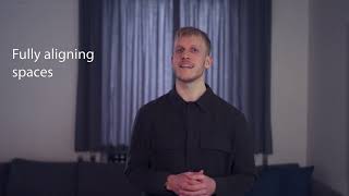 Partially Blended Realities: Aligning Dissimilar Spaces for Distributed Mixed Reality Meetings