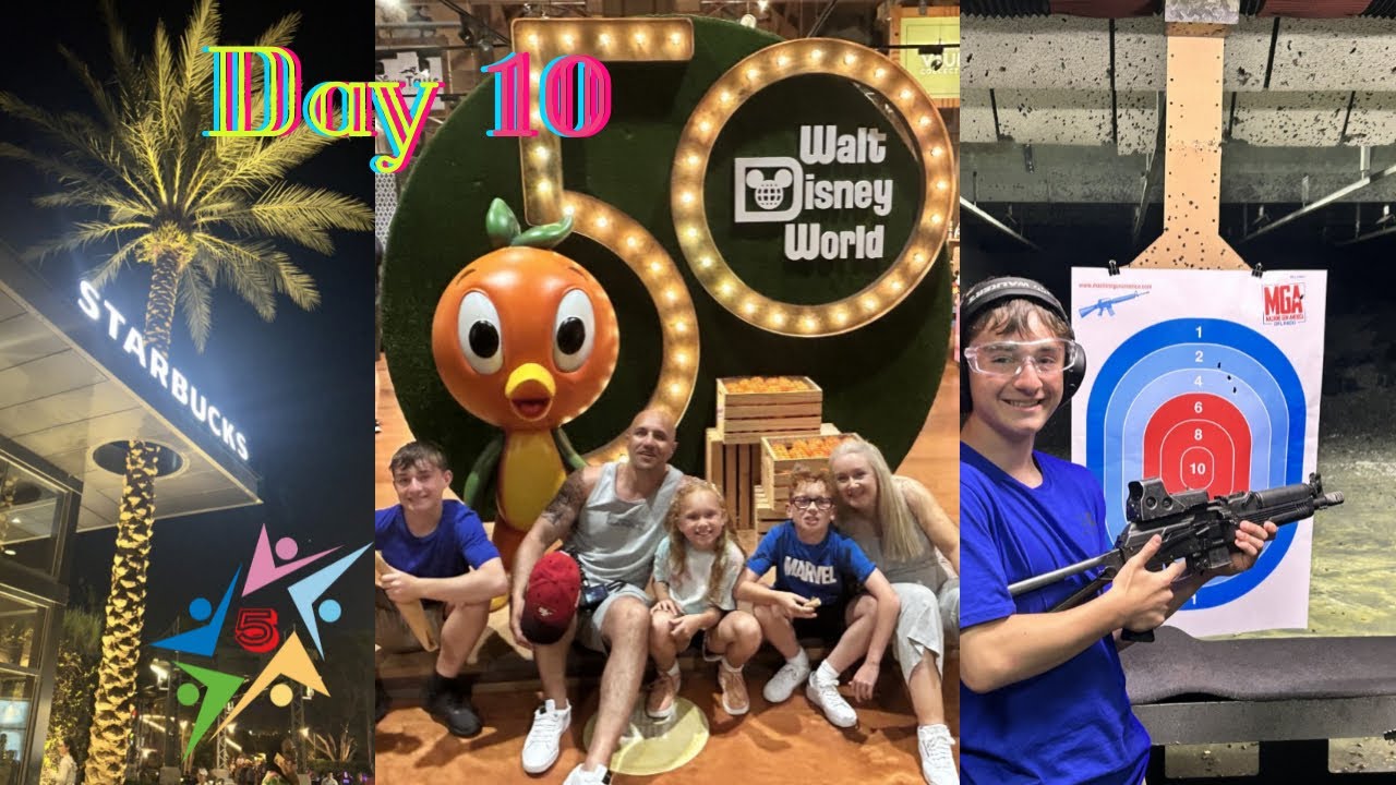 Day 10 - iHop - International Drive - Machine Gun America - Hooters - Fun Spot - Disney Springs