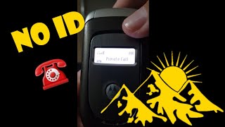 Motorola V195 incoming call (No ID)