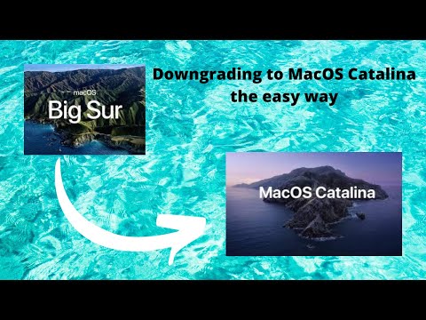 Downgrading from MacOS Big Sur to Catalina the Easy Way