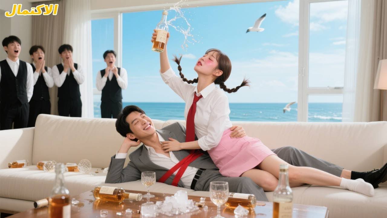 لم يجرؤ أحد على الاقتراب من الـCEO البارد، إلا النادلة السكرى التي دفعته وسقط فوق السرير! الحب بدأ!