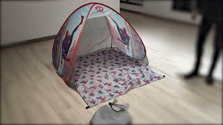 How to Fold and Open Up a Character Pop Up Tent