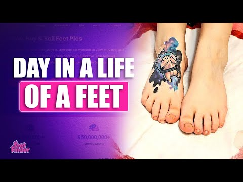 Day in the Life of a Foot – Foot ASMR, Slow Living & Calming Foot Visuals