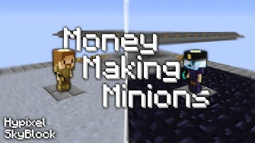 Hypixel SkyBlock best Money Making Minions (Clay and Obsidian minions)
