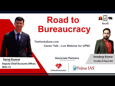 Career Talk- Live Webinar for UPSC -"Road to Bureaucracy"