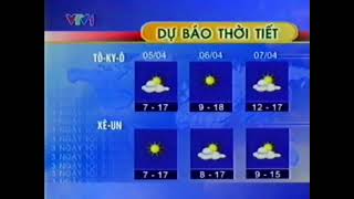[VHSRip] VTV1 - Dự báo thời tiết trong 3 ngày tới (4/4/05)