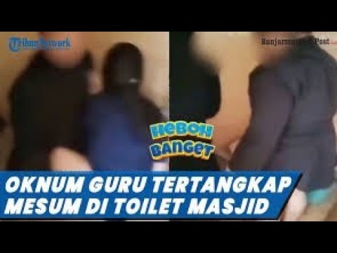 Viral, Oknum GURU Tertangkap Mesum di toilet Masjid