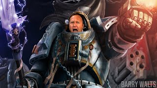 Grey Knight explains the dangers of Tzeentch to Guardsmen