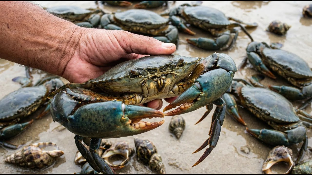 Một Ngày Săn Cua Ở Bờ Biển – Kết Quả Ngoài Mong Đợi