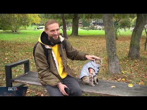 З котами на плечах: як мандрує франківець Роман Романюк