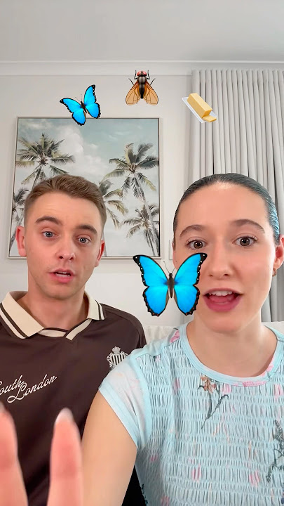 BUTTER 🧈 FLY 🪰 BUTTERFLY 🦋 TIKTOK FILTER!