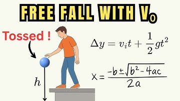 Free Fall Physics: Downward Toss & Impact Velocity Explained with the Quadratic Equation