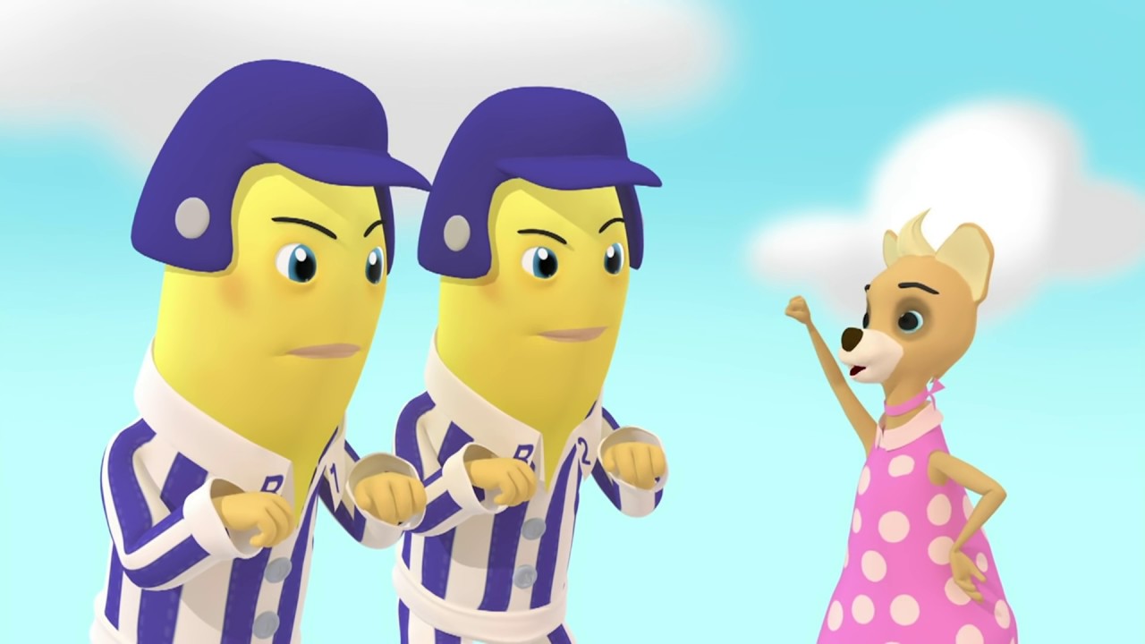 The Bananas Learn How to Hop - Animated Episode - Bananas in Pyjamas Official