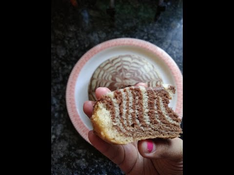 Marble Cake/Zebra Cake | Soft and Spongy Cake | No oven, no eggs