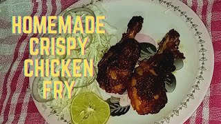 चिकन फ्राय|Homemade chicken fry recipe in marathi|simple fried chicken recipe by smitas kitchen