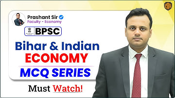 BPSC | BPSC Economics | Bihar & Indian Economy | Economics by Prashant Sir #bpsc