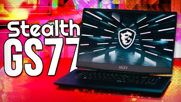MSI GS77 Stealth 17.3" 240Hz Gaming Laptop With 12thGen i9 & RTX 3070Ti.