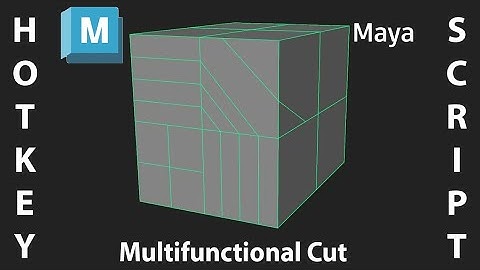 Multifunctional Cut Hotkey Script for Maya