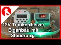 081 Hühner Tränkenwärmer 12V mit Zeit + Temperatursteuerung über Autobatterie