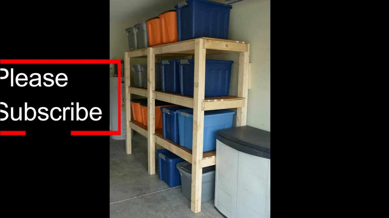 Building Garage Shelves YouTube