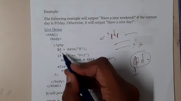 5.4 PHP Decision making