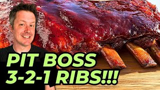 EASY Pit Boss SMOKED PORK SPARERIBS!!! | Pellet Grill Pork Spareribs St. Louis Style