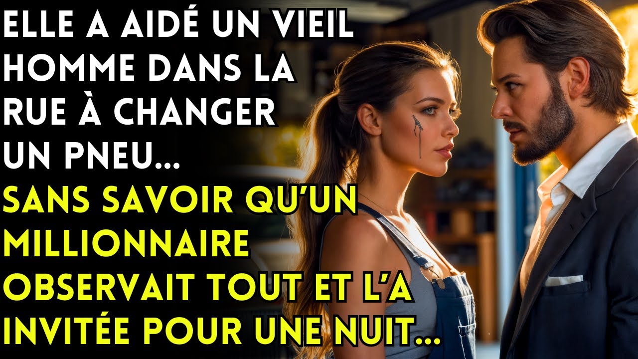VIERGE DE 25 ANS AIDE UN VIEUX MONSIEUR… LE MILLIONNAIRE DU GARAGE TOMBE AMOUREUX ET LUI PROPOSE…