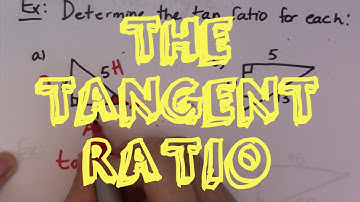 The Tangent Ratio