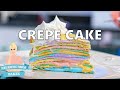 Rainbow Crepe Cake | Fast, Easy, Tasty