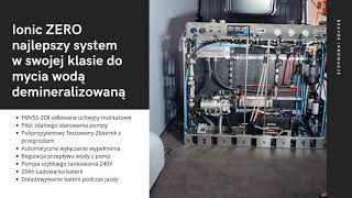 BRAVOS INNOWACJE - IONIC ZERO - system do mycia okien i paneli słonecznych wodą demineralizowaną