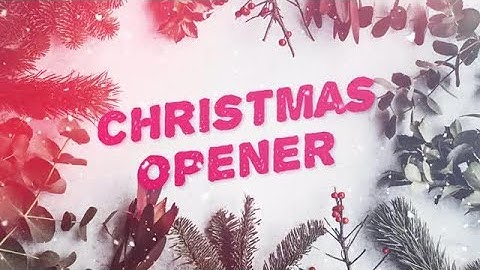Christmas Slideshow Premiere Pro Templates