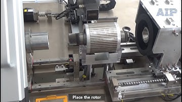 EV motor die-cast rotor testing system