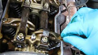 Isuzu Trooper Engine Tuning - manual valve lash setting (Top end set) 4ZE1 2.6L 4cyl