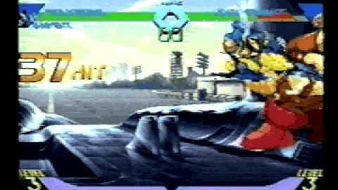 X-Men vs Street Fighter EX: Wolverine Corner Infinite Setup
